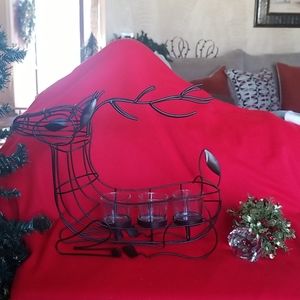 Reindeer candle holder